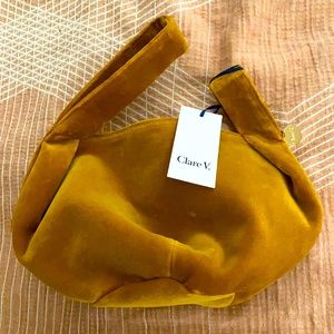 NWT Clare V Chou Chou Velvet bag